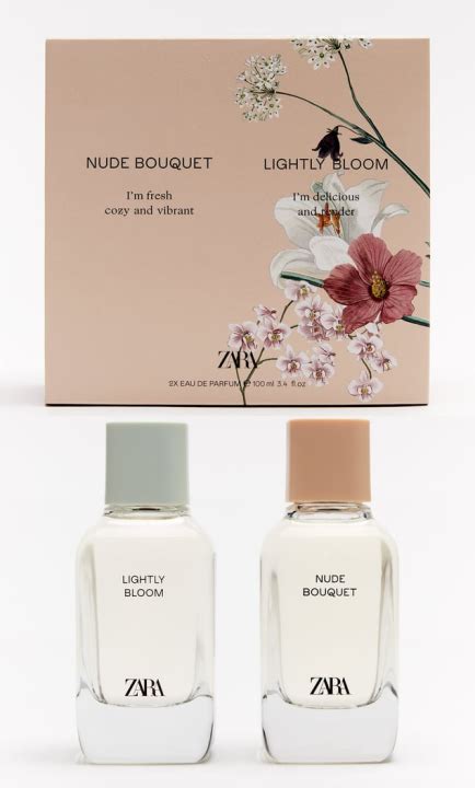 nude bouquet zara perfume|NUDE BOUQUET + LIGHTLY BLOOM EDP 2 x 100 ML / 2 x 3.38 oz